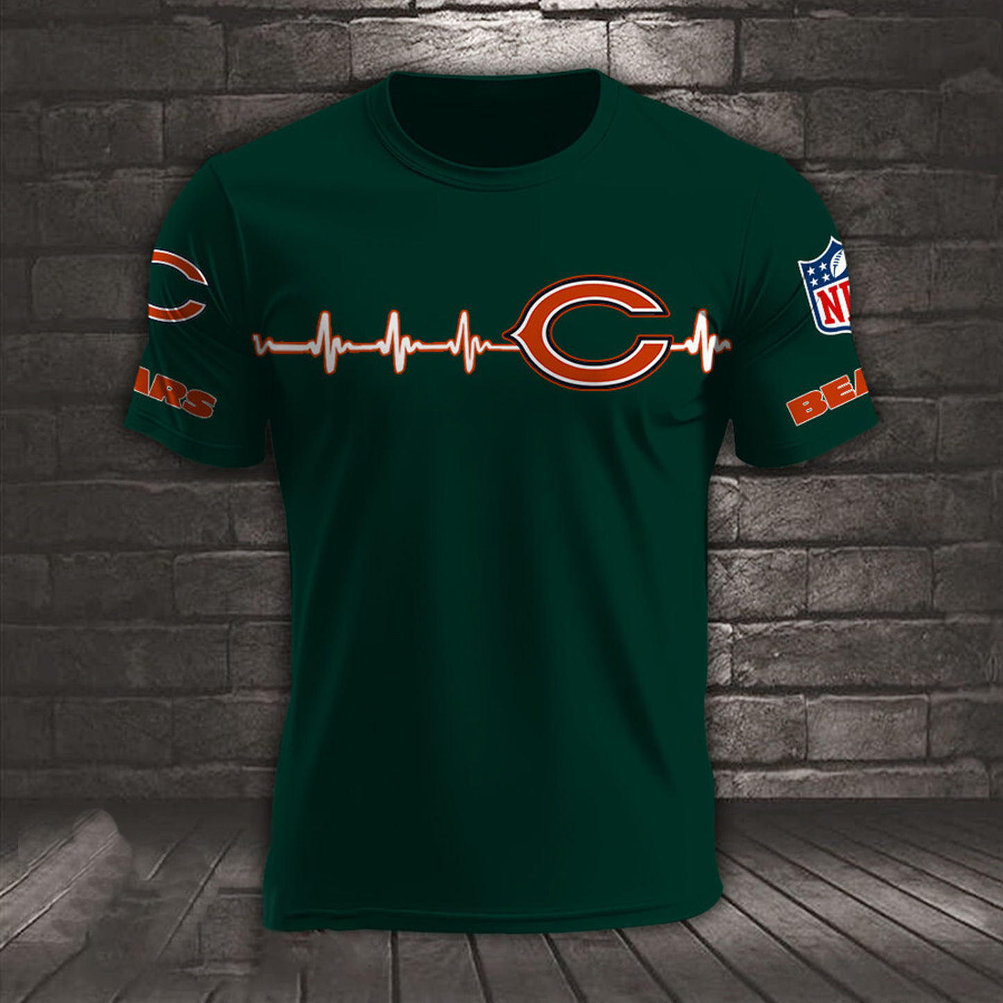 CHI x NFL Heart Rate Map Special 3D Shirt DatND ThuongNH