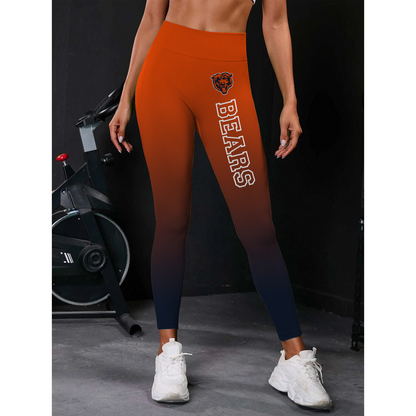CHI x NFL High Waist Push Up Printed Leggings DATND TANTD