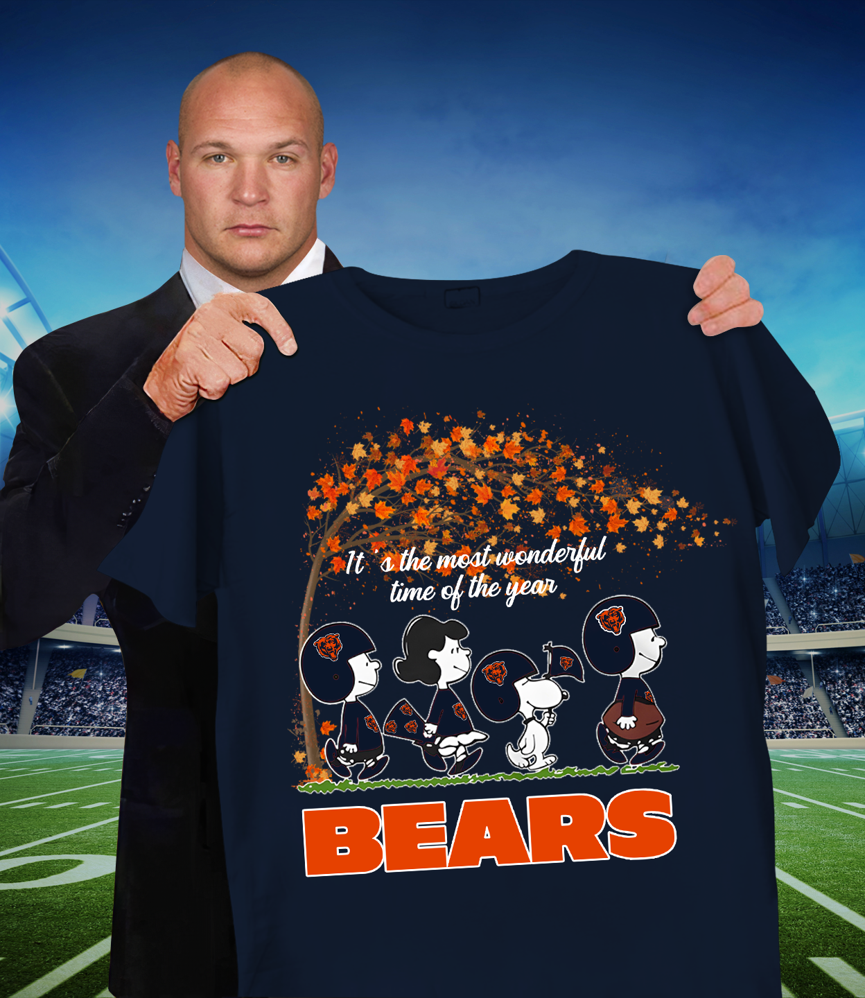 CHI x NFL It's The Most Wonderful T-Shirt DATND TANTD