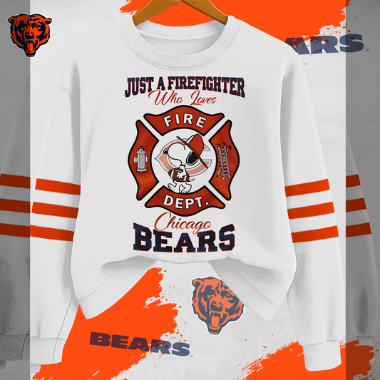 CHI x NFL Just A Firefighter Who Love Sweatshirt DDT 201025 HLPHUONG