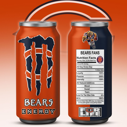 CHI x NFL Monster Energy Tumbler Gift for Fans DATND TANTD