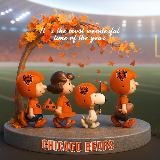 CHI x NFL Premium Acrylic Block DATND TANTD