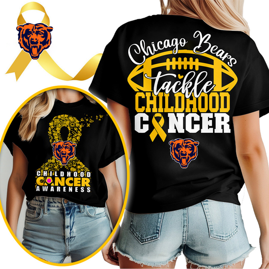 CHI X NFL Premium Childhood Cancer Awareness Month 3D Shirt DatND ThuongNH
