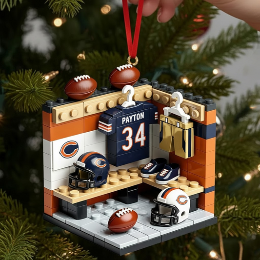 CHI X NFL Sport Lover Ornament - Personalized Gift For Sport Lover Christmas Ornament NAK THUONGNH