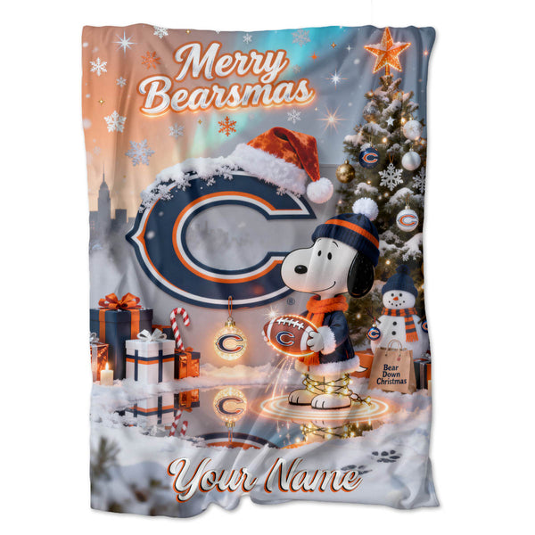 CHI x SNP Premium Christmas Fleece Blanket & Throw Pillow V1 NAK NHT