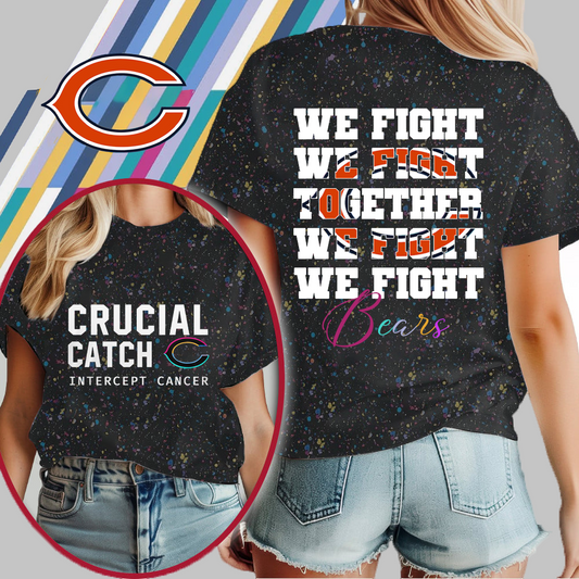 CHI NFL Crucial Catch We Fight Together T-Shirt DDT HLPHUONG