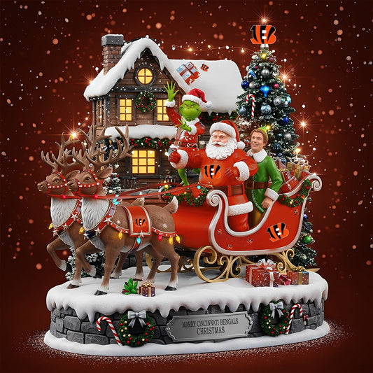 CIN Acrylic Block - NFL Christmas Gift For Fans DDT CTND