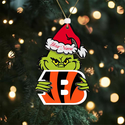CIN NFL x Grin Christmas Ornament DDT HLP