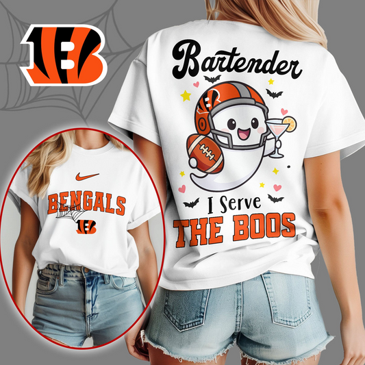 CIN Premium NFL Bartender Halloween Fan Women Shirt DDT CTND