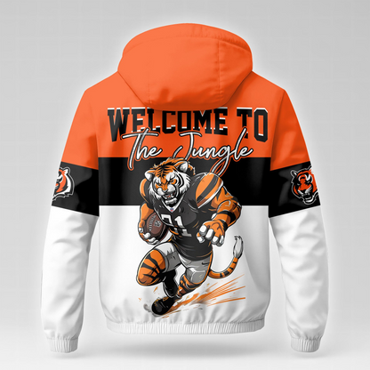 CIN Premium NFL Fan Pride Windbreaker Jacket DDT NTL