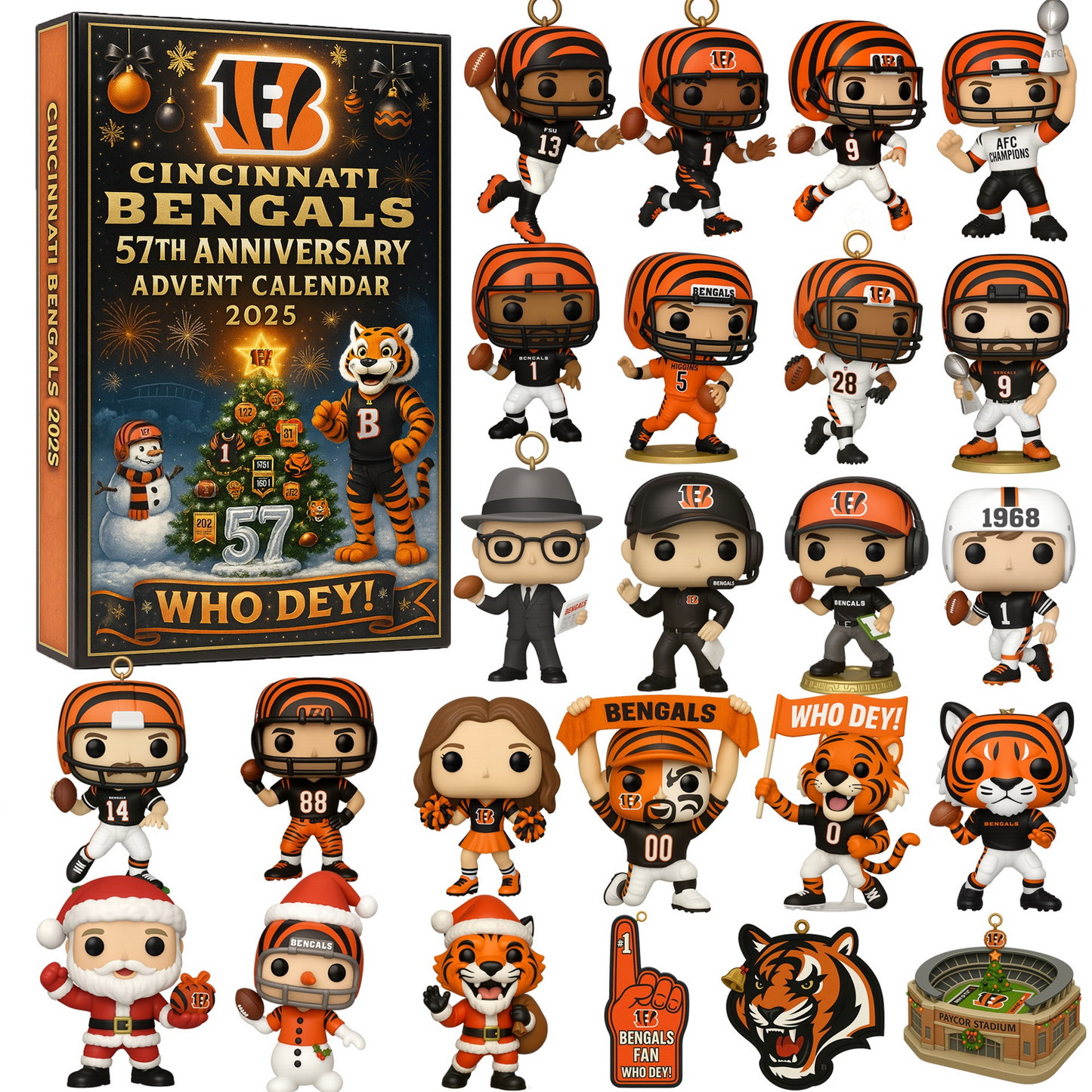 CIN x NFL Anniversary Advent Calendar DATND TANTD