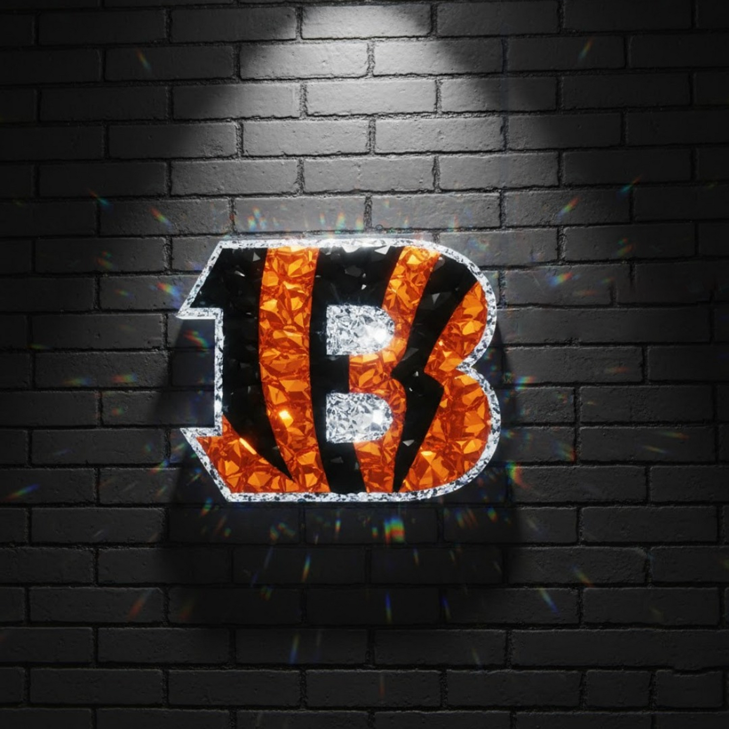 CIN X NFL Diamond Crystal Wall Art DatND DVT