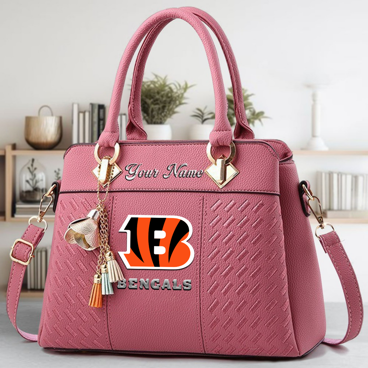 CIN x NFL Leather Bag DATND TANTD