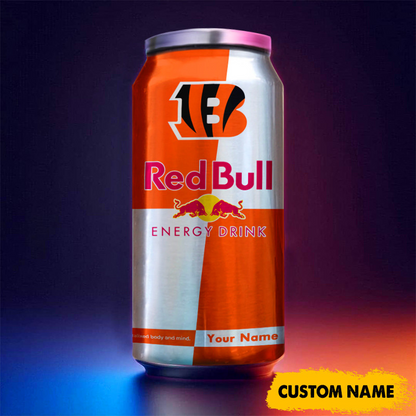 CIN x NFL Mix RedB Drink Can Tumbler Custom Any Name DATND TANTD