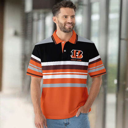 CIN x NFL New Style Men Short Sleeves Polo Shirt DatND DVT