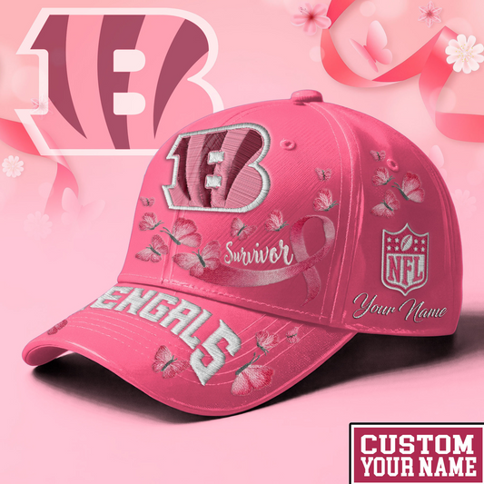 CIN x NFL Premium Classic Cap Breast Cancer Survivor