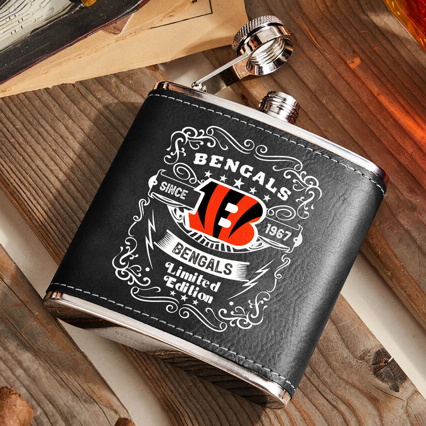CIN x NFL Stainless Steel Flask DatND ThuongNH
