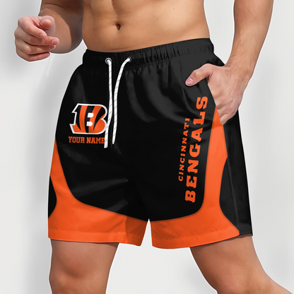 CIN x NFL Team Special Short Pants For Men Custom Name Gifts DATND TANTD25