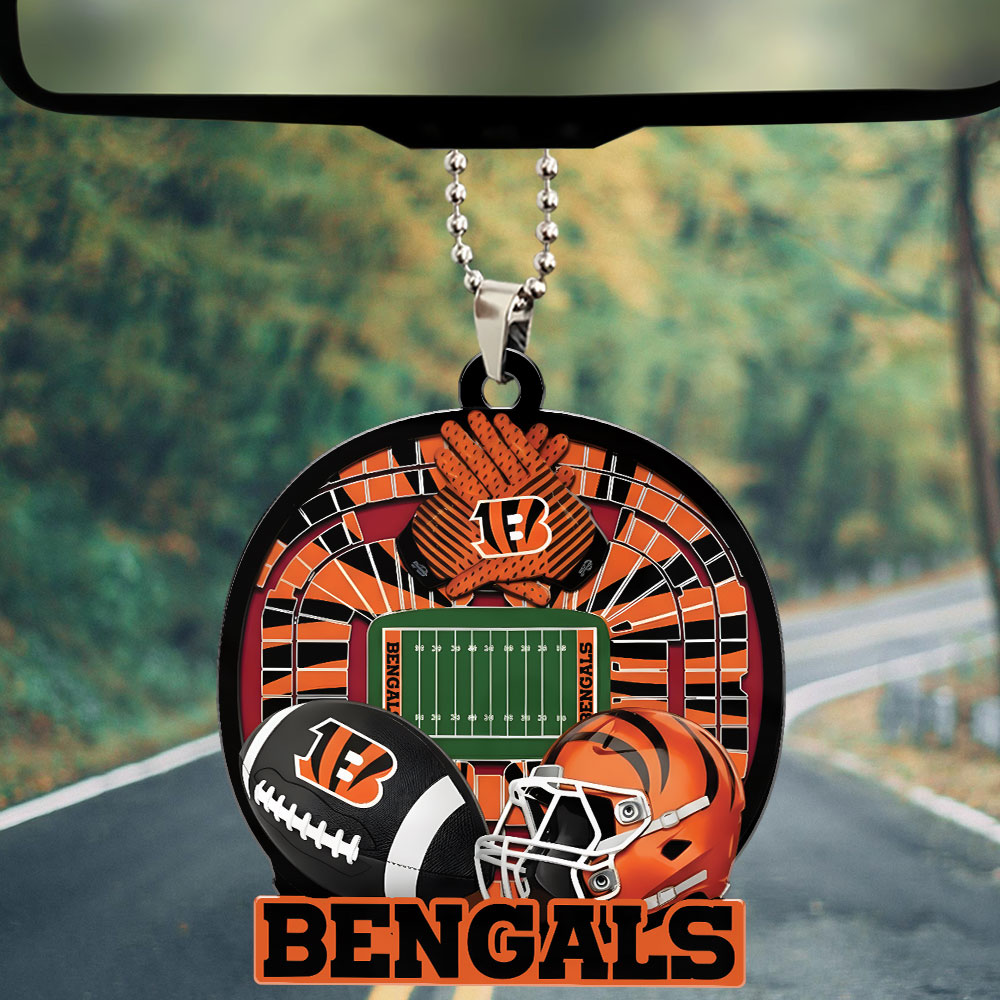 CINCINNATI BENGALS ORNAMENT CAR NDT