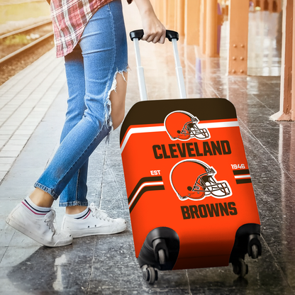 CLE NFL Luggage Cover Suitcase Protector DDT NTL