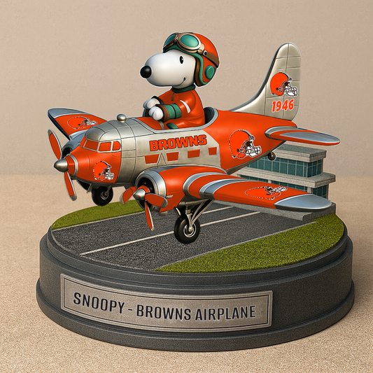 CLE NFL x SNP Airplane Premium Acrylic Plaque DDT CTND