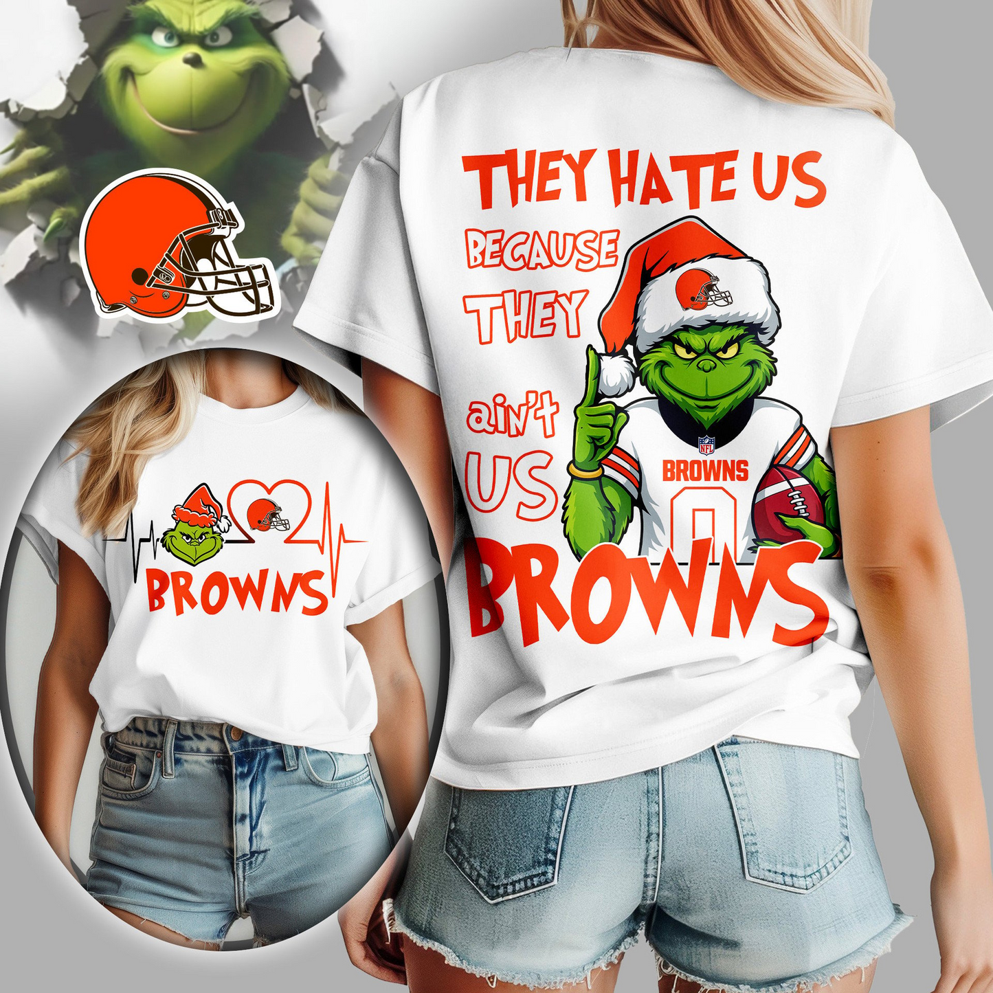 CLE Premium NFL They Hate Us Woman Shirt DDT CTND