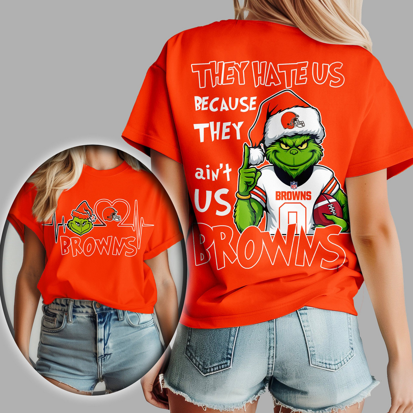 CLE Premium NFL They Hate Us Woman Shirt DDT CTND