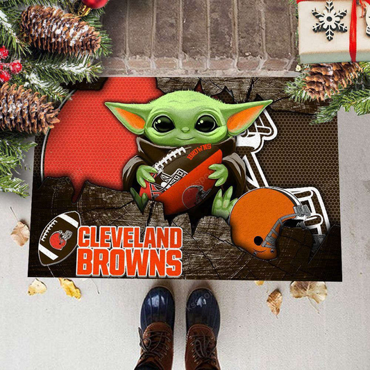 CLE x NFL Doormat, Best Gift For Home Decor NDT TDT