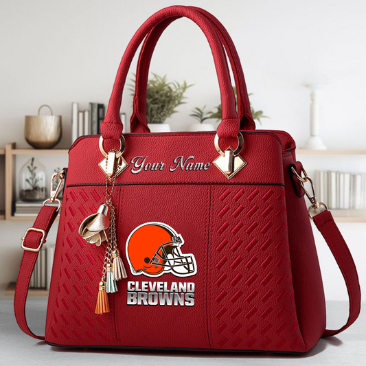 CLE x NFL Leather Bag DATND TANTD