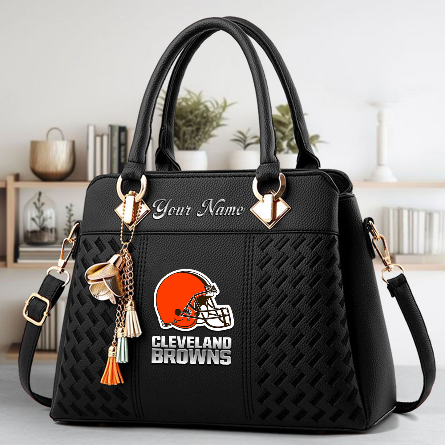 CLE x NFL Leather Bag DATND TANTD