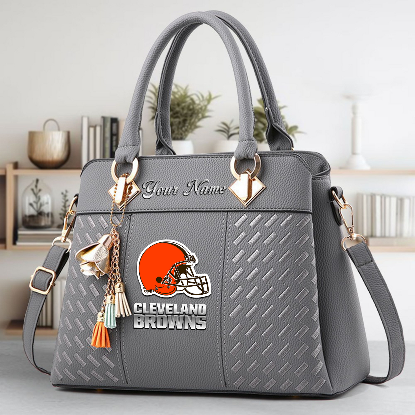 CLE x NFL Leather Bag DATND TANTD