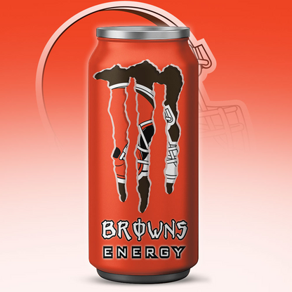 CLE x NFL Monster Energy Tumbler Gift for Fans DATND TANTD