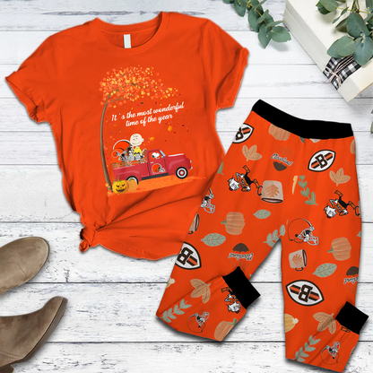CLE x NFL Pajamas Set DATND TANTD
