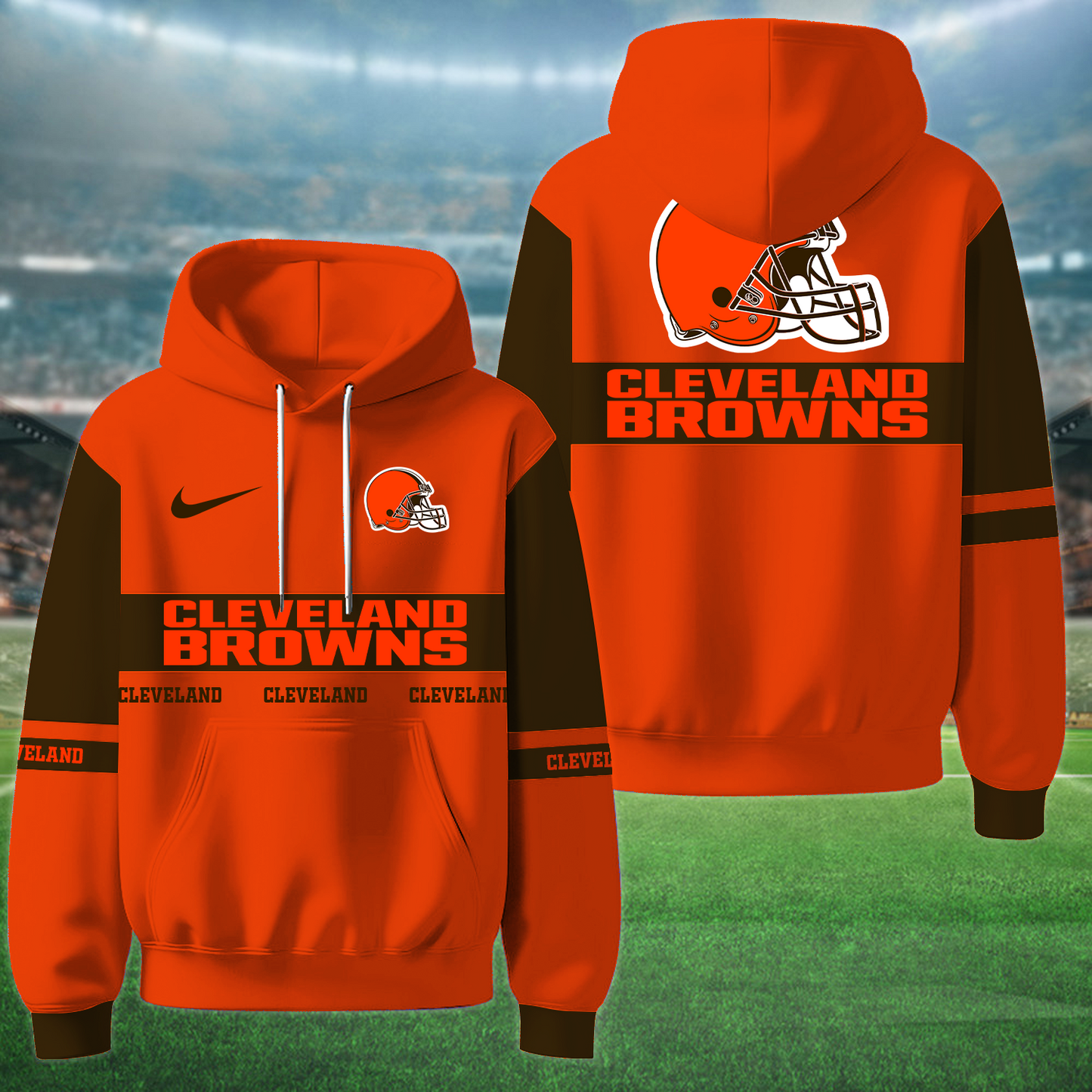 CLE x NFL Special Hoodie New Style Personalized Gifts For Fan DATND TANTD