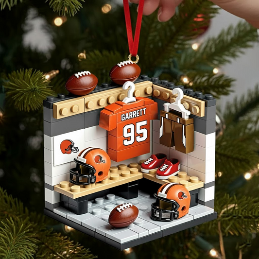 CLE X NFL Sport Lover Ornament - Personalized Gift For Sport Lover Christmas Ornament NAK THUONGNH