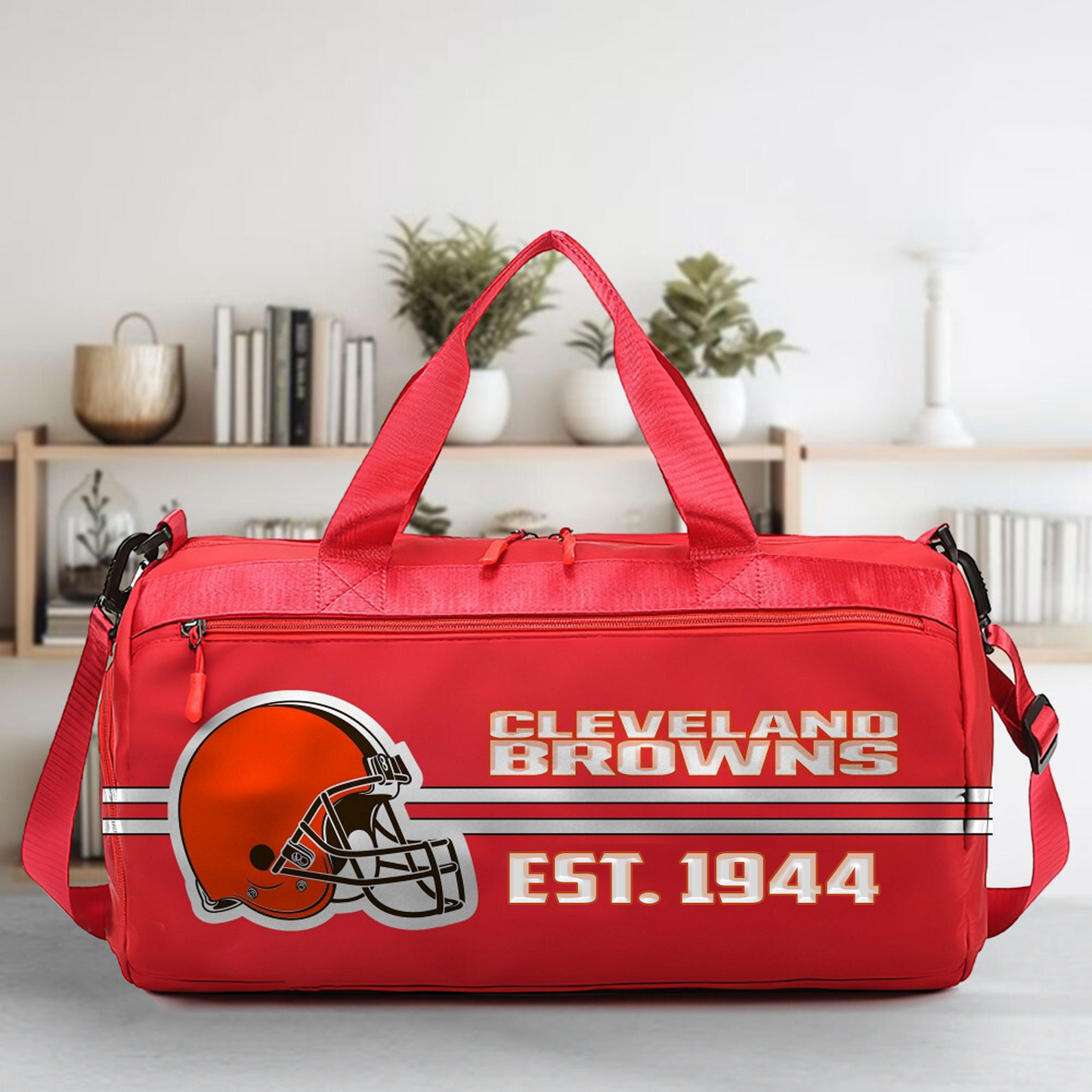 CLE x NFL Sports Fitness Bag DATND TANTD