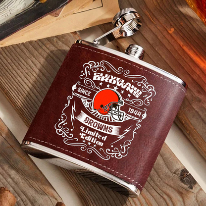CLE x NFL Stainless Steel Flask DatND ThuongNH