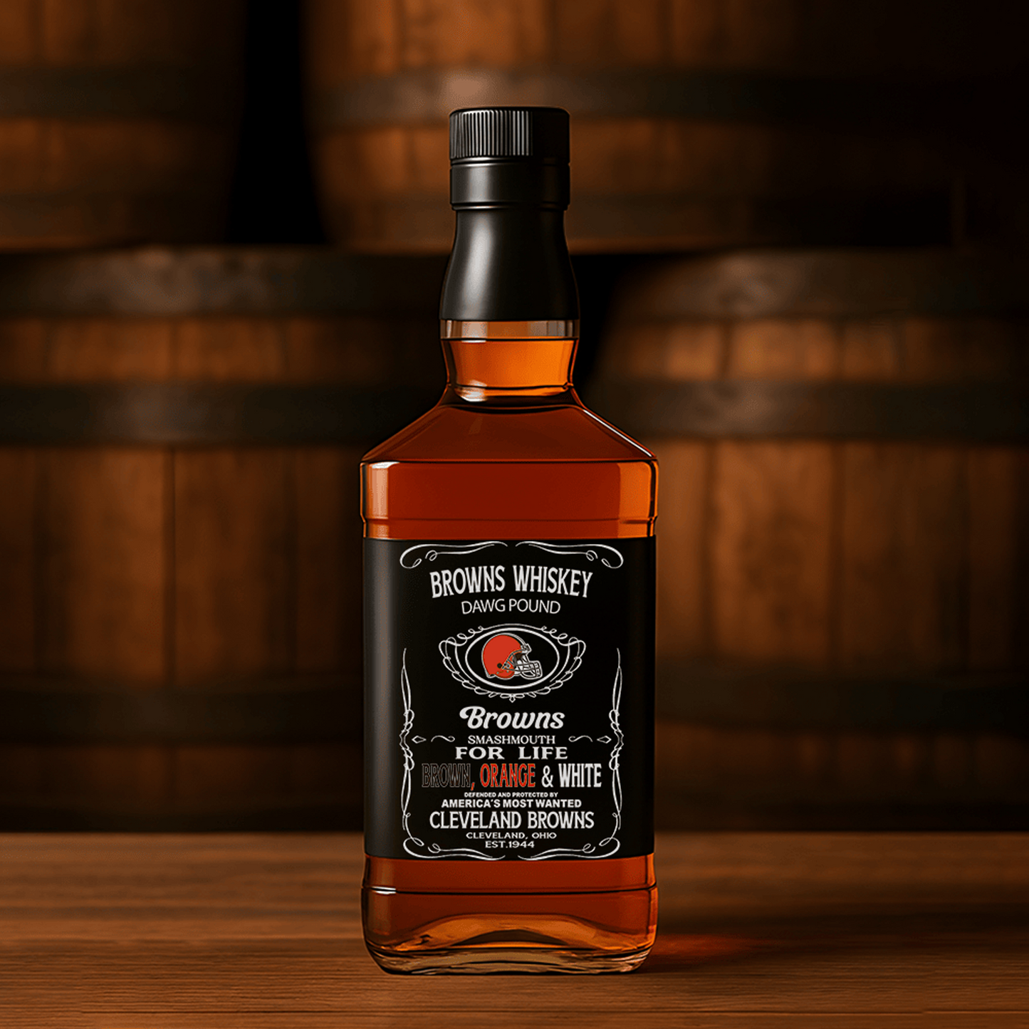 CLE x NFL Whiskey For True Fans Only DATND TANTD