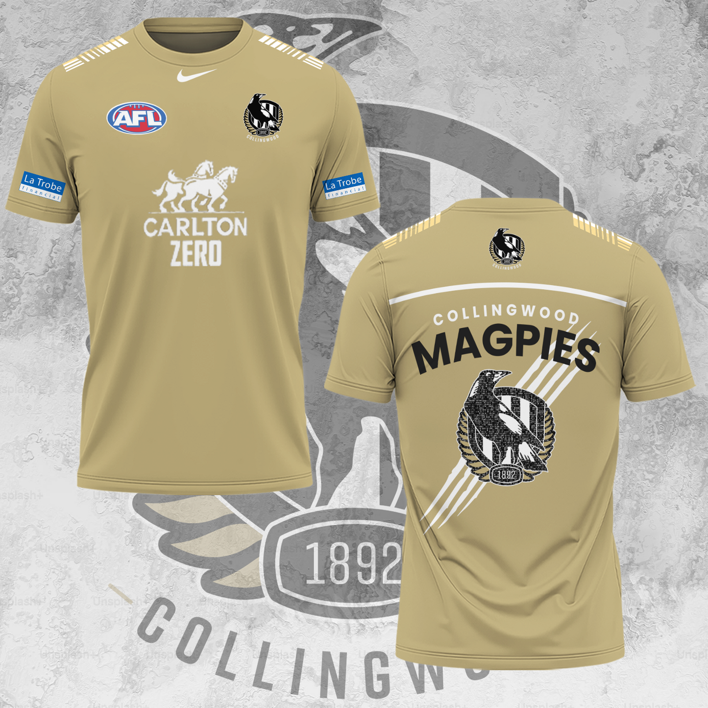 Collingwood Football Club AFL 2025 Magpies Limited Edition T-Shirt TM V12