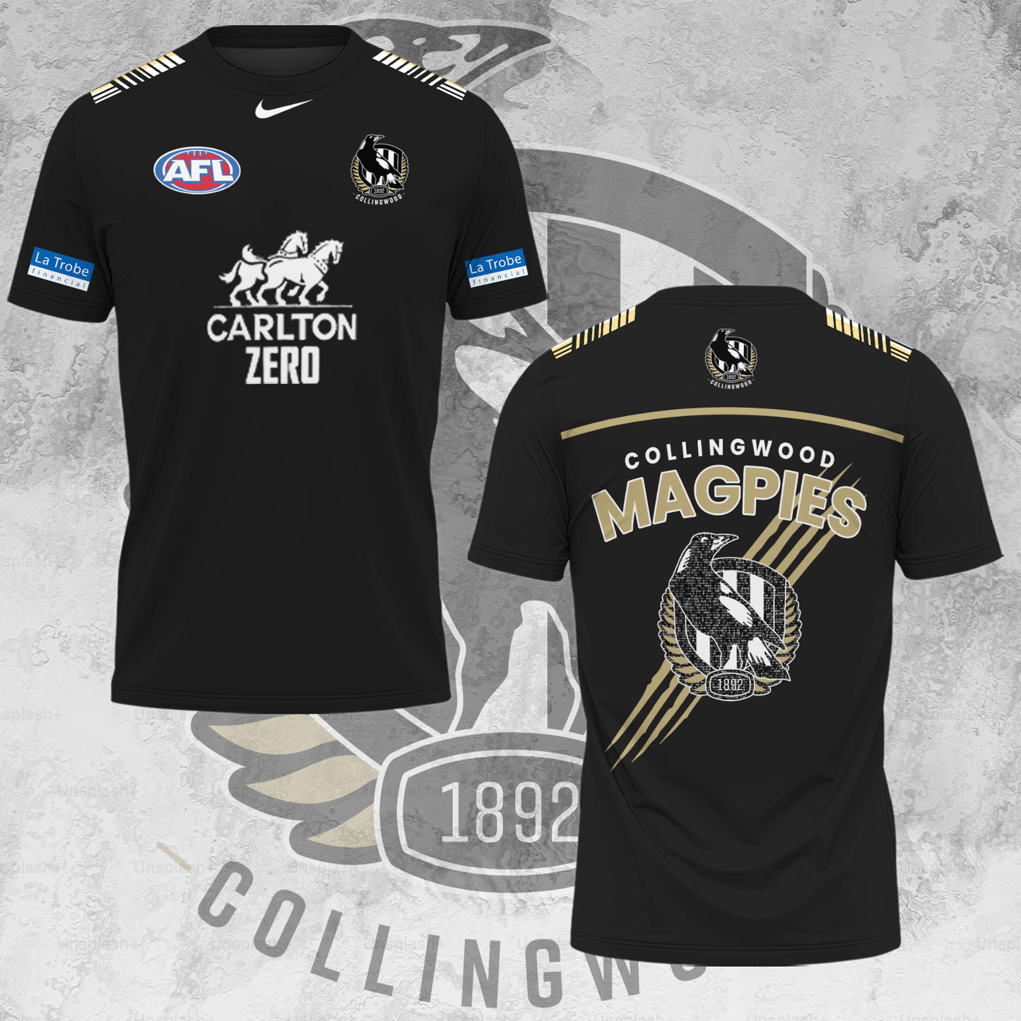 Collingwood Football Club AFL 2025 Magpies Limited Edition T-Shirt TM V5