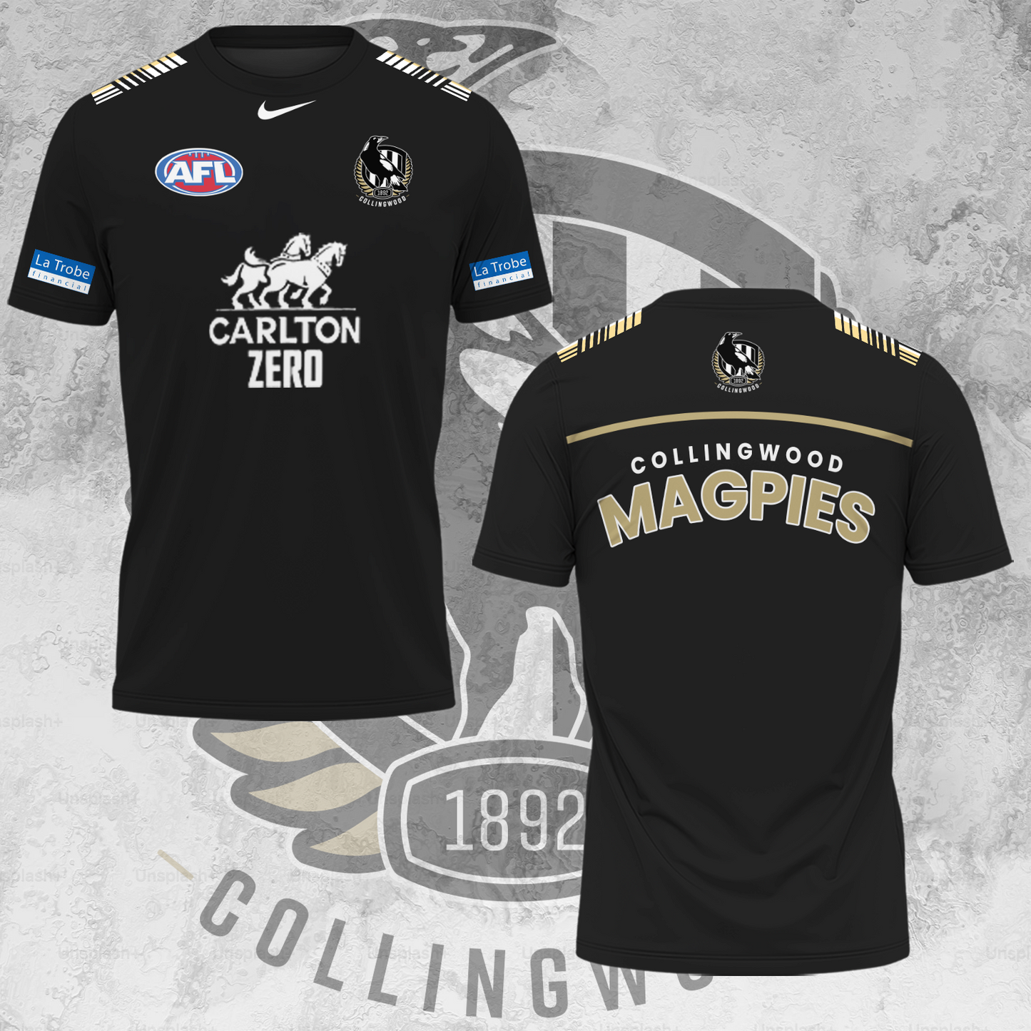 Collingwood Football Club AFL 2025 Magpies Limited Edition T-Shirt TM V6