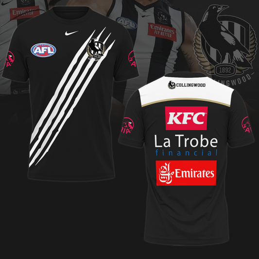 Collingwood Football Club AFL Magpies Forever Limited Edition T-Shirt TM - You will save more when you buy the clothes and hat combo V1