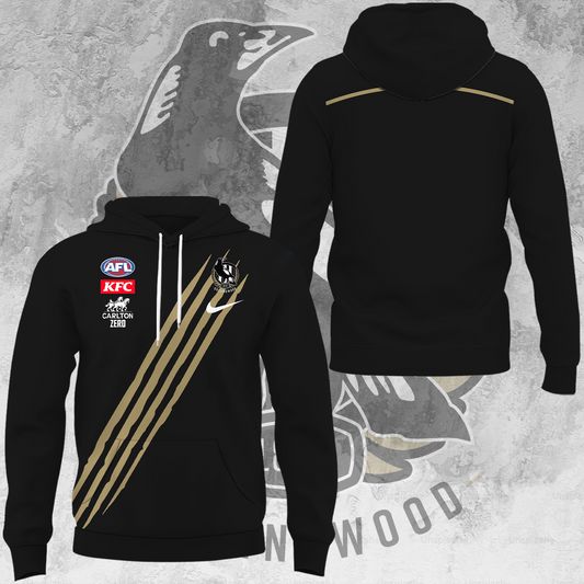 Collingwood Football Club AFL Magpies Limited Edition Hoodie TM V2