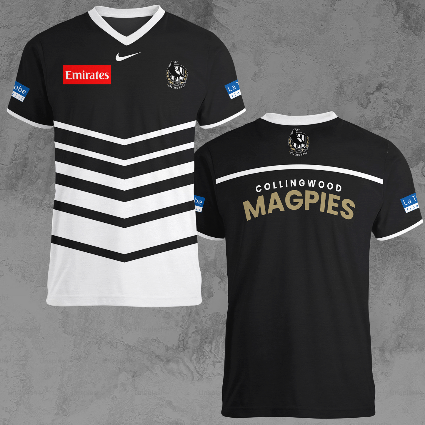 Collingwood Magpies 10 AFL 2025 Limited Edition V-neck T-Shirt TM NTA V1