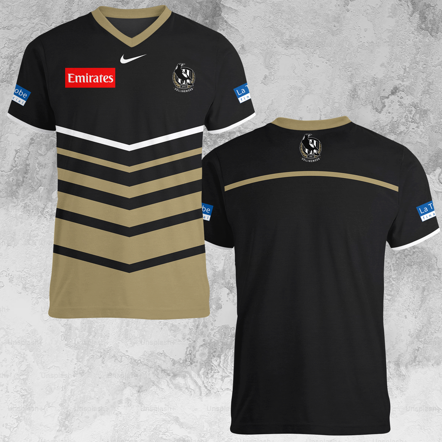 Collingwood Magpies 4 AFL 2025 Limited Edition V-neck T-Shirt TM NTA V1