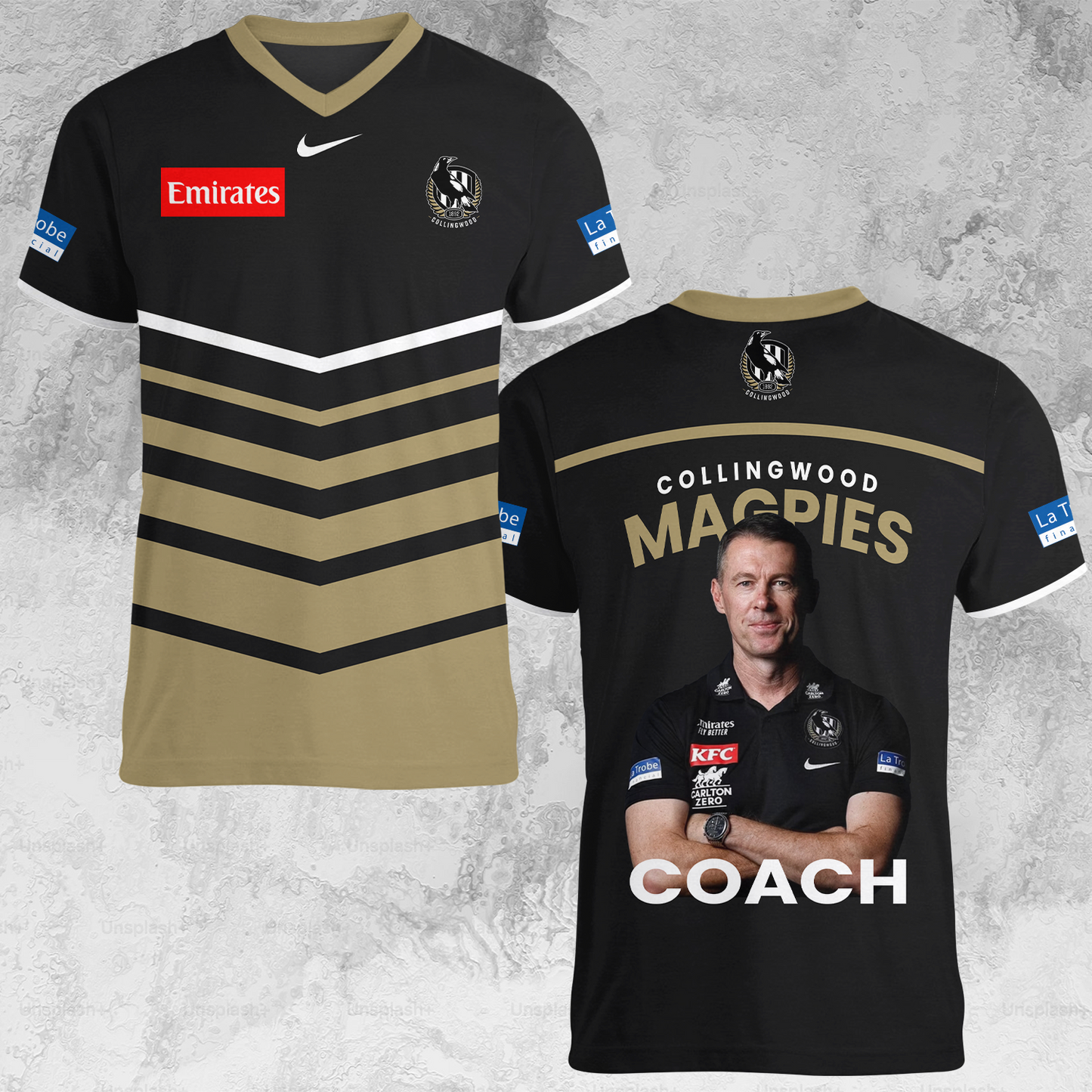 Collingwood Magpies 6 AFL 2025 Limited Edition V-neck T-Shirt TM NTA V1