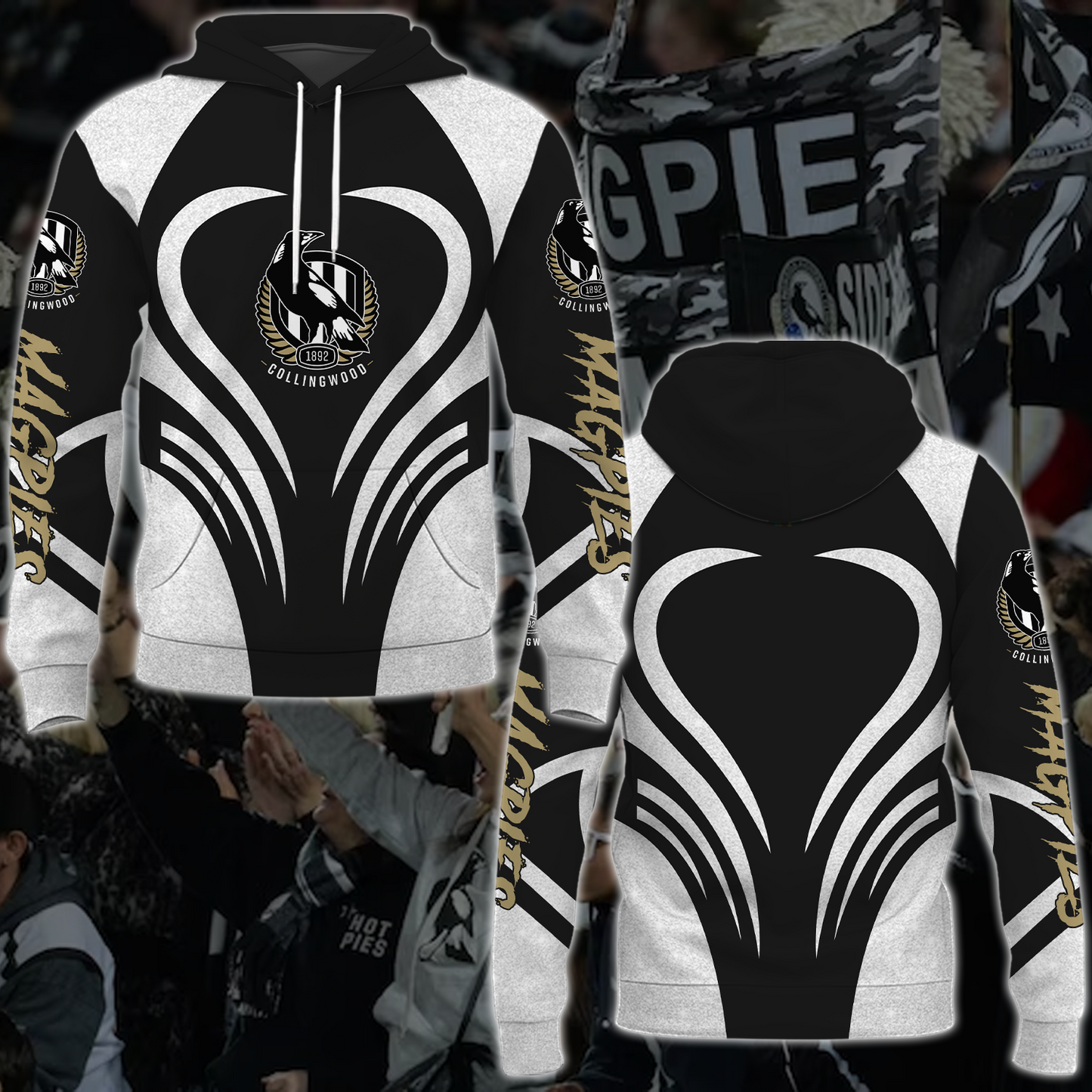 Collingwood Magpies AFL 2025 Limited Edition Hoodie TM NTA V2