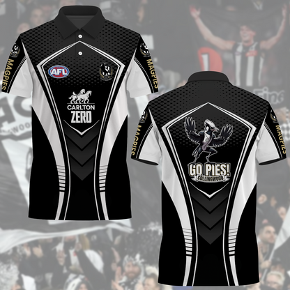 Collingwood Magpies AFL 2025 Limited Edition Polo Shirt TM NTA V1 230425