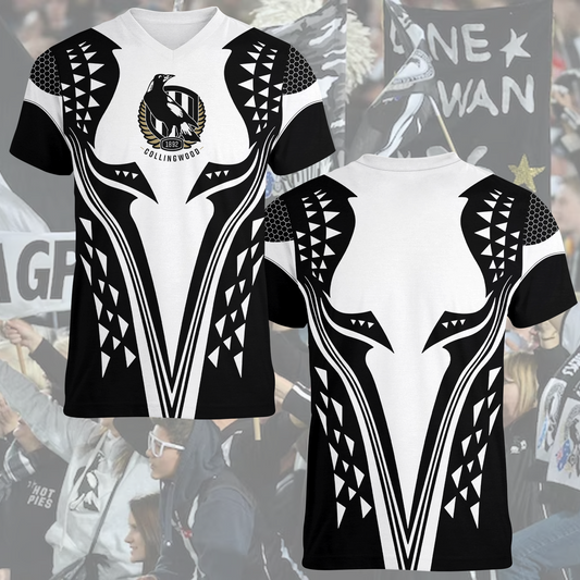 Collingwood Magpies AFL 2025 T-Shirt TM NTA V2