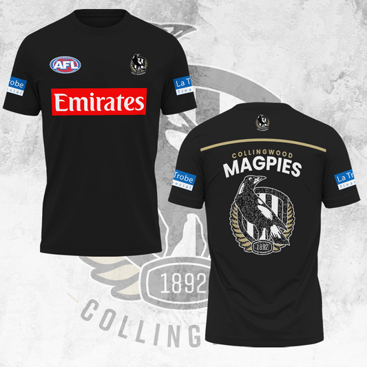 Collingwood Magpies AFL Limited Edition T-Shirt TM - You will save more when you buy the clothes and hat combo V1